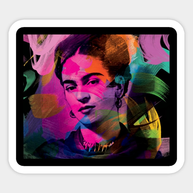 Frida Colors Sticker by sinais